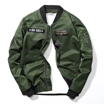 2020 Primăvara Și Toamna Noua Jacheta de Moda pentru Bărbați Gât Rotund Broderie Jacheta Bomber Barbati Brand de Îmbrăcăminte Casual Barbati Haine