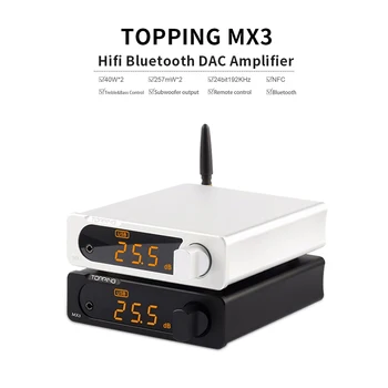 TOPPING MX3 DAC USB Audio Amplificator Hifi Bluetooth DAC Amp PCM5102A Amplificator Digital, Bluetooth cu Amplificator pentru Căști de ieșire