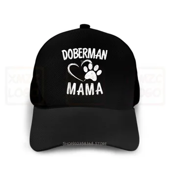 Premium Doberman Mama Cadou Câine Dobie Iubitor De Îmbrăcăminte Dobermann Mama Șapcă De Baseball