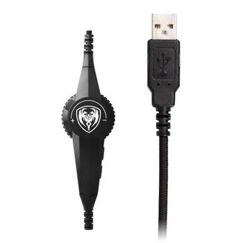 UNITOP Somic G941 Active Noise Cancelling 7.1 Virtual Surround Sunet USB Gaming Headphoens Muzică cu Căști cu Microfon pentru PC, Laptop