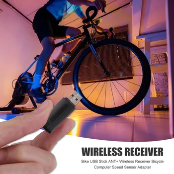 Bicicleta Stick USB Wireless Receptor Calculator de Biciclete de Viteză Senzor Adaptor de Fitness Acasa Stick Viteza Ciclului de Date Adaptor