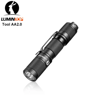LUMINTOP EDC Mini Lanterna Instrument AA 2.0 Iesiri Breloc Lanterna cu Memorie Strobe prin AA sau 14500 Baterie pentru camping