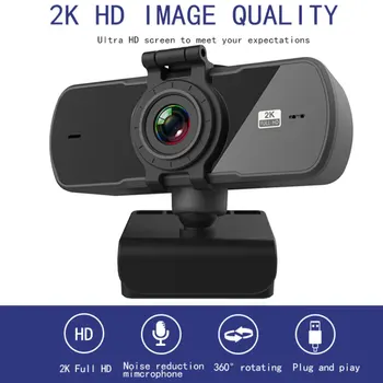Noul Auto-Focus Full HD Webcam 2K Camera Web Cu Microfon Camera Video Pentru Calculator Pc Gamer Complet Camera Web Pentru Laptop