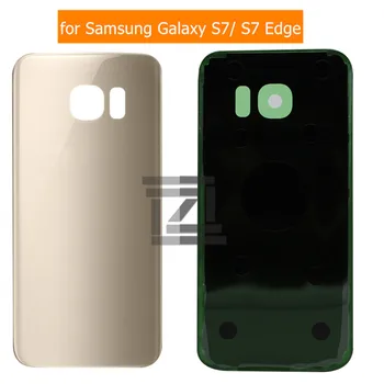 Pentru Samsung Galaxy S7 Edge Baterie Capacul din Spate pentru Galaxy S7 G930 Geam Usa Spate Capac Carcasa 3M Adeziv Piese de Reparații 5.1 5.5