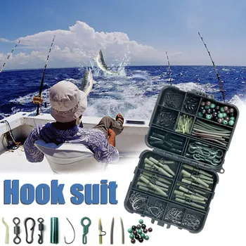 Pescuit Cutii Kit De 180 De Tipuri De Pescuit, Cârlige Multifuncționale Pescuit Kit Carlige Lingura Sinker Accesorii Cutie Setul De Unelte