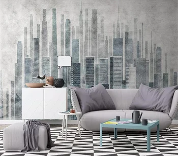 Personalizate pictura murala mare tapet 3D Nordic urban arhitectura minimalist modern, dormitor, living fundal pictura pe perete