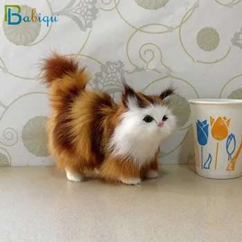 Babiqu Super Drăguț Pisica cu Sunet Jucărie de Pluș Umplute Papusa Recuzită Ornamente de Agățat Pandantiv Cadouri de Colectie pentru Băieți și Fete Cadouri