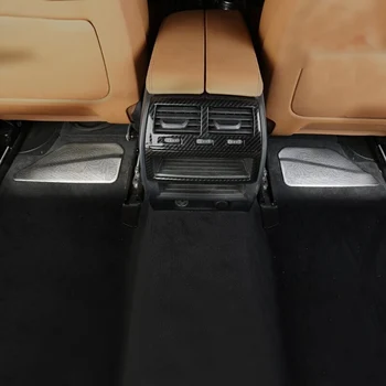 2 buc Auto Negru Sub Scaunul Aer Condiționat Priza de Praf de Aerisire Garnitura Pentru BMW F10 G30 G11 Auto Interioare Accesorii Decor