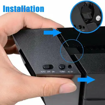 Pentru consola PS4 frigider răcire ventilator pentru PS4 USB extern 5-ventilator de control al Temperaturii pentru consola Playstation 4