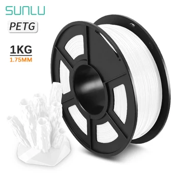 SUNLU PETG Imprimantă 3D Filamente Transparen 1,75 mm 1KG matirial 3D Pix Plastic cu Incandescență Consumabile 3D din Plastic
