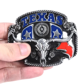 DIY Catarama Centurii de Vest American Cowboy Catarama Cap de Vacă Curea Accesorii Texas Stil Centura Cowboy Fermiera Boucle