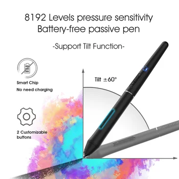 VEIKK VK640 6 x 4 inch Profesionale OSU Tabletă de Desen Digitale Scris Pad Grafic Pen Tablet cu Pen-Baterie Liber 8192 Niveluri