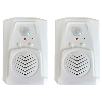 2 buc Senzor de Mișcare Sonerie Întrerupător cu Infraroșu Soneria Senzor de Miscare PIR Wireless Vocal Sufleur bun venit de Intrare de Alarmă