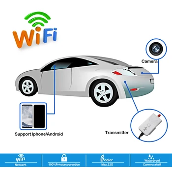 WiFi Transmițător Wireless Kit Auto Backup Camera Video Retrovizoare pentru IOS & Android