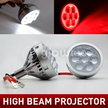LED-uri auto High Beam Mult de Fotografiere 3.0 inch Singur Fascicul Lentilele Proiectorului cu Led Devil Eye pentru Far H7 9005/9006 etc