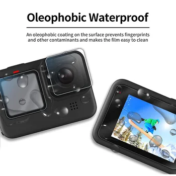 Peeynnt Accesorii Kit pentru Gopro Hero 9 Negru rezistent la apa Caz Curele Selfie Monopod Trepiede Ecran Protector de Montare pentru Go Pro 9