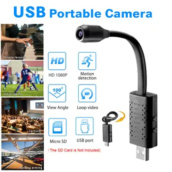 U21 Mini Camera HD1080P Video Recorder Auto Digital Micro camera Video Mini Cam de Detectare a Mișcării DV Suport camera 128G card TF
