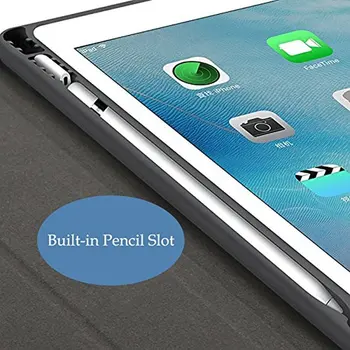 Creion de Caz Pentru iPad Pro 10.5 2017 Smart Cover din Piele PU Pentru iPad Nou 10.5 Caz Magnetic Moi Trifold Sta A1701 A1709