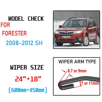 Pentru Subaru Forester 2008 2009 2010 2011 2012 SH Accesorii Auto Parbriz Ștergător Parbriz Lamele Perii Cutter U J Cârlig