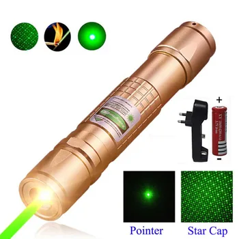 De Mare Putere Cu Laser Pointer De Vânătoare Verde Lazer Tactice Laser Pen Ardere Laserpen Puternic Laserpointer Lanterna