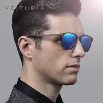 VEITHDIA Unisex Retro Aluminiu Magneziu ochelari de Soare Lentile Polarizate Vintage Ochelari, Accesorii Ochelari de Soare Oculos de sol 6680