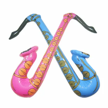 5PCS/set pentru Copii Gonflabile Instrument de Jucărie PVC Gonflabile Chitara pentru Copii Etapă Gonflabile Prop Microfon Jucării Gonflabile