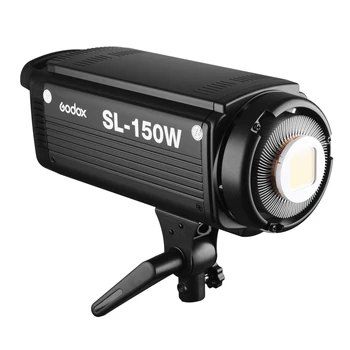 2 BUC Godox SL-150W 150WS 5600K Versiunea Alb Panou LCD Video cu LED-uri de Lumină de Ieșire Continuu Bowens Muntele de Lumina de Studio