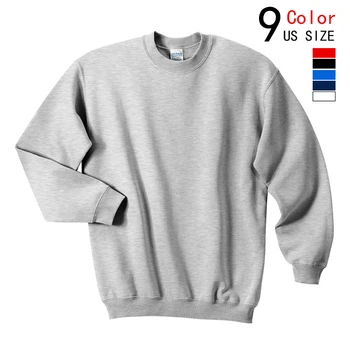 9 culoare de Brand nou design, moda Barbati Hanorace Casual Tricou de Culoare Solidă Lână Poliester Pulover Haina Haine groase