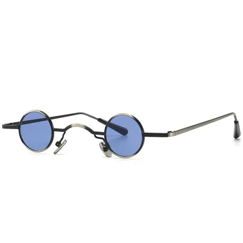 Runda Steampunk ochelari de Soare Femei 2020 Mici Rame Punk Bărbați ochelari de Soare Retro Ochelari de Epocă ochelari de Soare de Designer de Brand UV400
