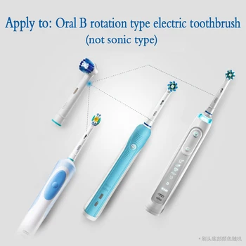 Oral B Înlocuire Perie de dinti Capete de Precizie Curat Rotație Periuta de dinti Electrica 4 capete EB17/EB18/EB20/EB25/EB30/EB50/EB60
