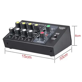 8 Canale de Sunet Universal Mixer Digital de Reglare Microfon Consolă de Amestecare Mono/Stereo Mono/Stereo UE/SUA Plug