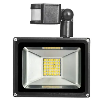 30W 220V-240V PIR Senzor de Mișcare Infraroșu LED-uri de Lumină de Inundații 3300LM PIR Senzor de Mișcare LED Proiector LED Lampă Pentru Iluminat Exterior