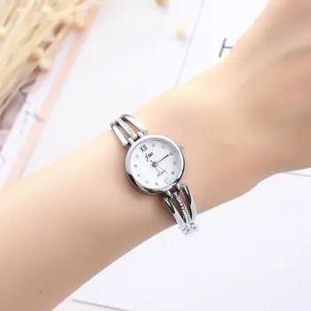 Frumos Doamnelor din Oțel Inoxidabil Ceas de lux Analog Cadou Femei Cuarț ceas Unisex Retro Casual Simplu de mână ceas Fi