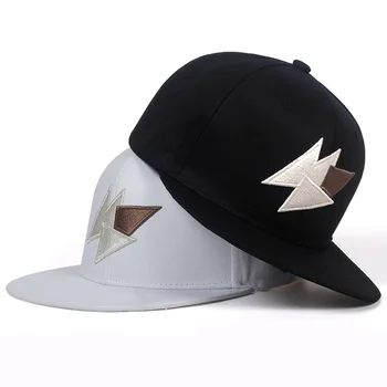 2019 noi hip hop stil geometric broderie palarie unisex moda capac reglabil pălării de soare în aer liber cotton capace