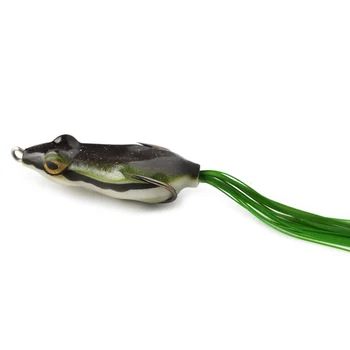 TOMA 1BUC Manual de Moale Broasca Topwater Momeli de Pescuit 5.5 cm 10g Plutitoare din Plastic Moale de Cauciuc Frog Momeala cap de șarpe Nada