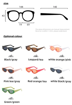 LONSY Moda ochelari de Soare Femei 2020 Brand de Lux de Designer Sexy Roșu Maro Fumuriu Culoare Lentile UV400 Retro Femei Ochelari de Soare
