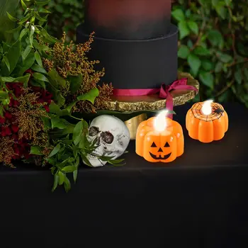 24pack Dovleac de Halloween Șir de Lumini Petrecere Decoratiuni de Craciun pentru Casa Fantomă Liliac Craniu Led Lumina să Strălucească În Întuneric