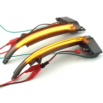 2 buc LED-uri Dinamice Semnalizare Semnalizare Indicator Secvențială Repetor Lumina Pentru Audi A3 8P A4 A5 B8 T3 A6 C6 S6 B8.5 S5 RS5 RS4