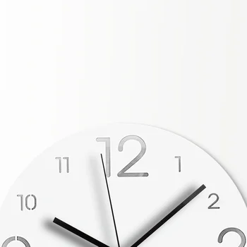 Creative Ceas de Perete din Lemn Alb Europa de Design Lemn MDF Ceas Modern Simplu Circular Ceasuri de Perete Acasă Decorare Camera de zi