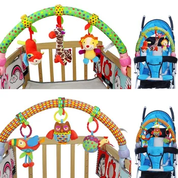 Copilul mobil muzical pentru patut jucarii de plus pe pat copii zuruitoare copil nou-născut băiat fată de jucării pentru cărucior copii 0-12 months40%Off