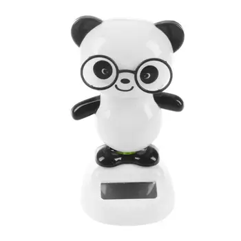 Energia Solară Cifrele De Dans Panda,Noutate Birou Mașină De Jucărie Ornament