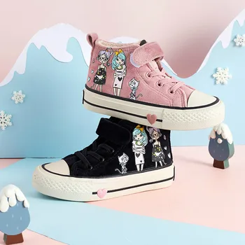 Babaya Copii Bumbac Pantofi Fete Pantofi Plus Catifea Băieți Caldă Copii Cizme De Zapada Pantofi De Iarna 2020 Iarna Noi