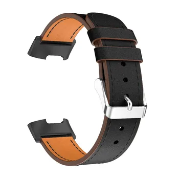 Piele watchband curea Pentru Fitbit Charge 3 ceas Premium din piele Bratara bratara curele adăuga calitate Conector Accesorii