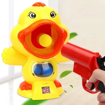 2019 Nou Băiat De Siguranță Moale Glonț Copil Jucărie Joc Electronic Țintă Glonț Jucărie De Fotografiere Rață Gura Copiilor Jucării Moi Puzzle Papusa