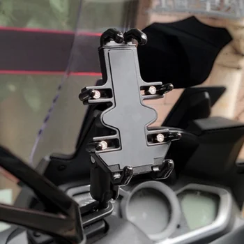 Aliaj de aluminiu Ghidon Motocicleta Oglindă Rezervor de Gaz Brack Rezervorul Ambreiajului Bază M10 Muntele cu Telefon Mobil Universal Suport de Prindere