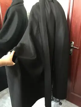 GETSRING Femei Haina de Iarna Exagerat Supradimensionat Mantie Batwing Maneca Sacou Feminin Pelerine Negre Poncho Lung Liber Femeie Palton