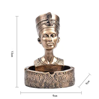Egiptean Figura Scrumiera Drăguț Rasina De Artizanat Decor Acasă Hotel Scrumiera Cadou Pentru Prietenul Fierbinte De Vânzare