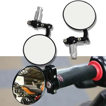 Pentru Motocicleta Harley negru ghidon retro-pliere transforma oglinda Motociclete Scutere Oglinda Retrovizoare Oglinzile Laterale