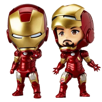 Disney Marvel 10cm Iron Man Mark47 model de Acțiune Figura Anime Mini Decor Colecție de Figurine de Jucărie Pentru Copii