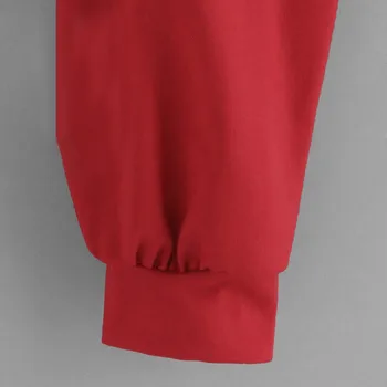 Femei Tricou Hanorace Pentru Fete de Culoare Solidă cu Glugă Topuri cu mâneci Lungi de Iarnă Scurte Pulover cu Glugă Glugă pentru Femei Hanorac